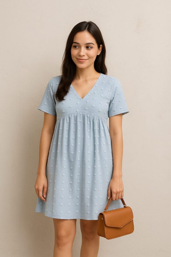 Sky Daze Textured Mini Dress